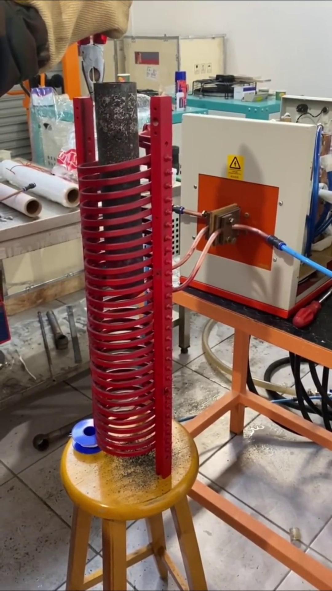 定制感應器加熱鐵管-電磁加熱神器-高頻感應加熱設備