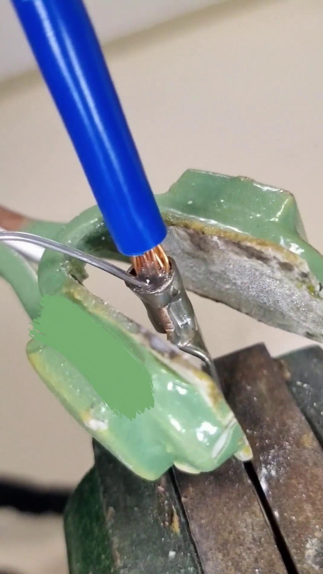 線耳端子錫焊-銅鋁錫焊接用高頻焊機-高頻焊接機