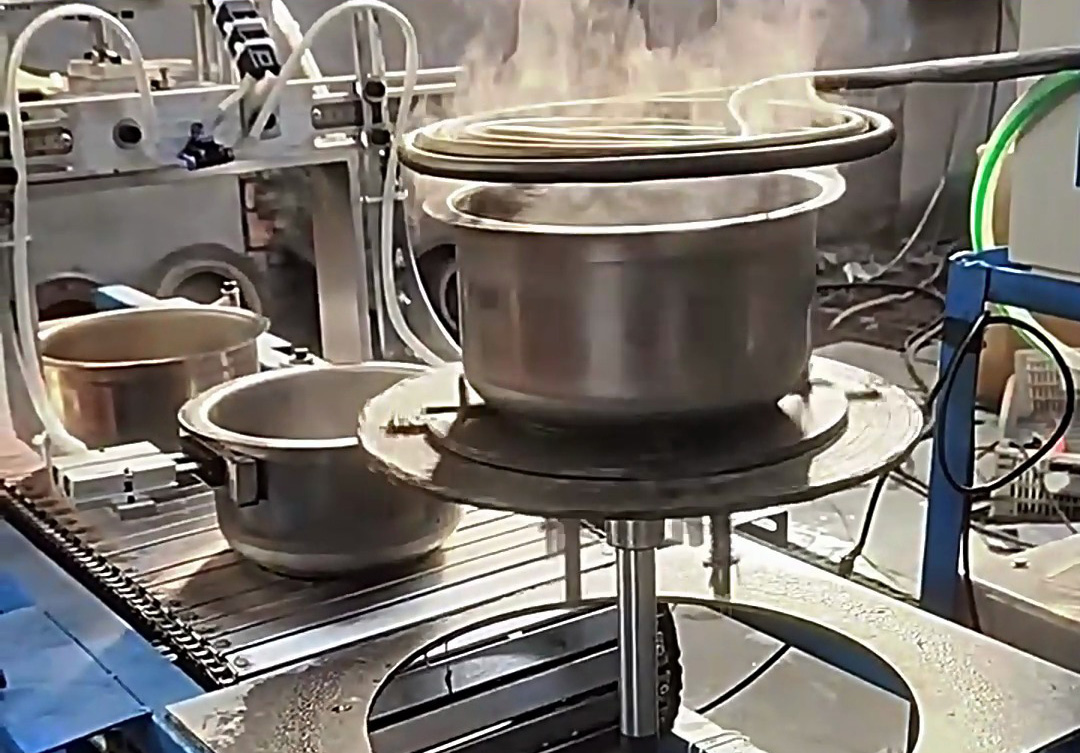 不銹鋼鍋邊退火拉伸自動化設備：簡易高效的鍋具加工解決方案