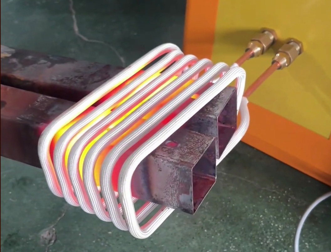 雙管同步高效加熱！海拓小型高頻加熱機，管材熱處理實用神器