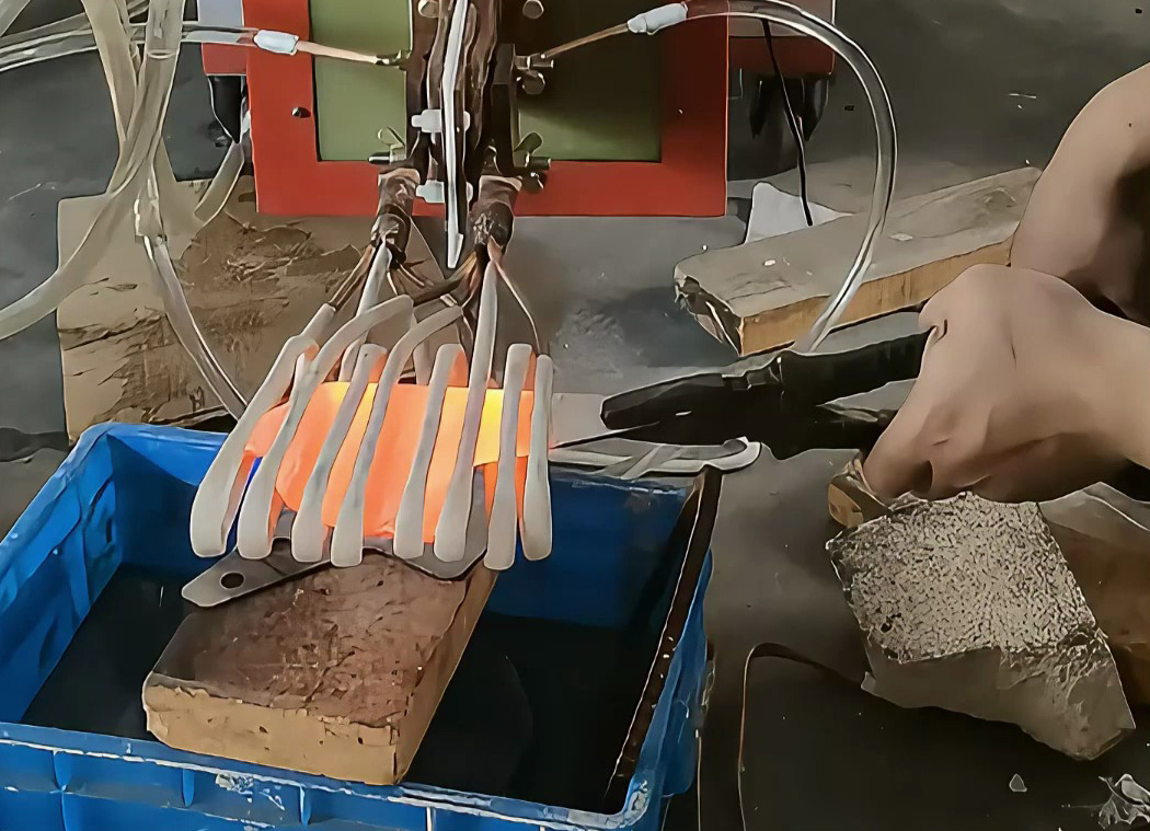 海拓超高頻淬火機——鐵片淬火實測，小工件熱處理硬核標桿