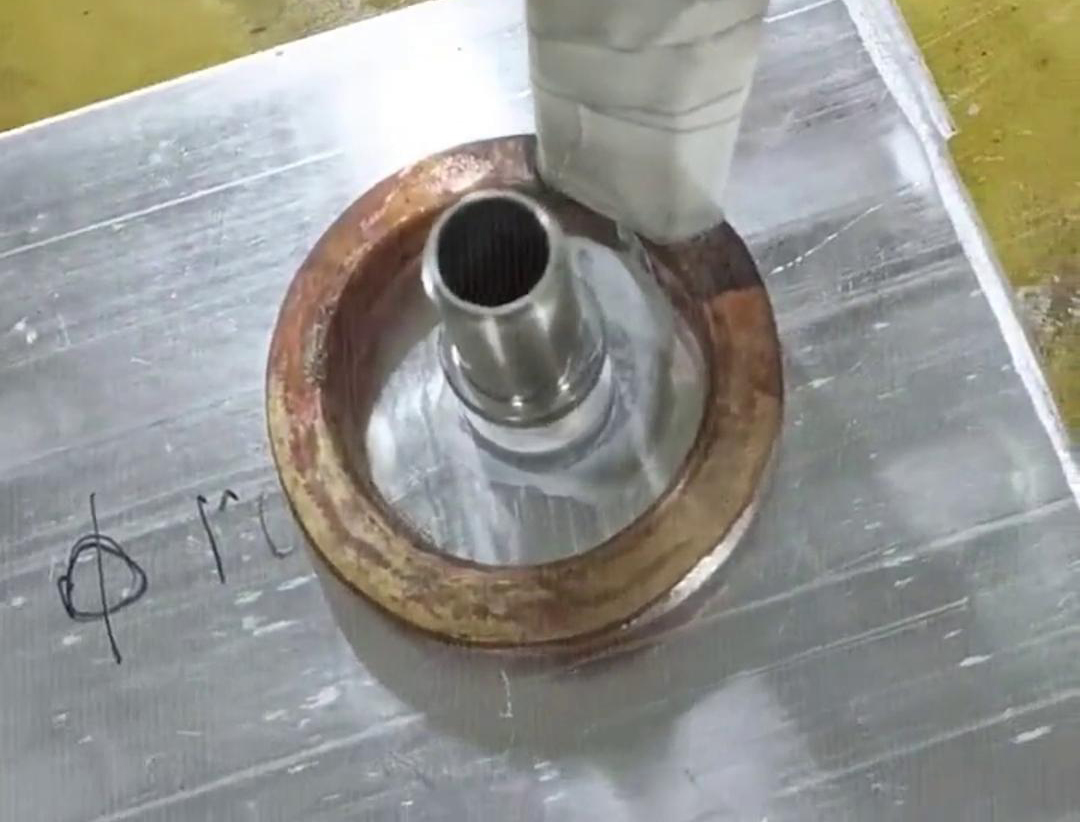 鋁管鋁件的焊接，高頻焊機可以焊低溫的M51配合M51-F焊絲