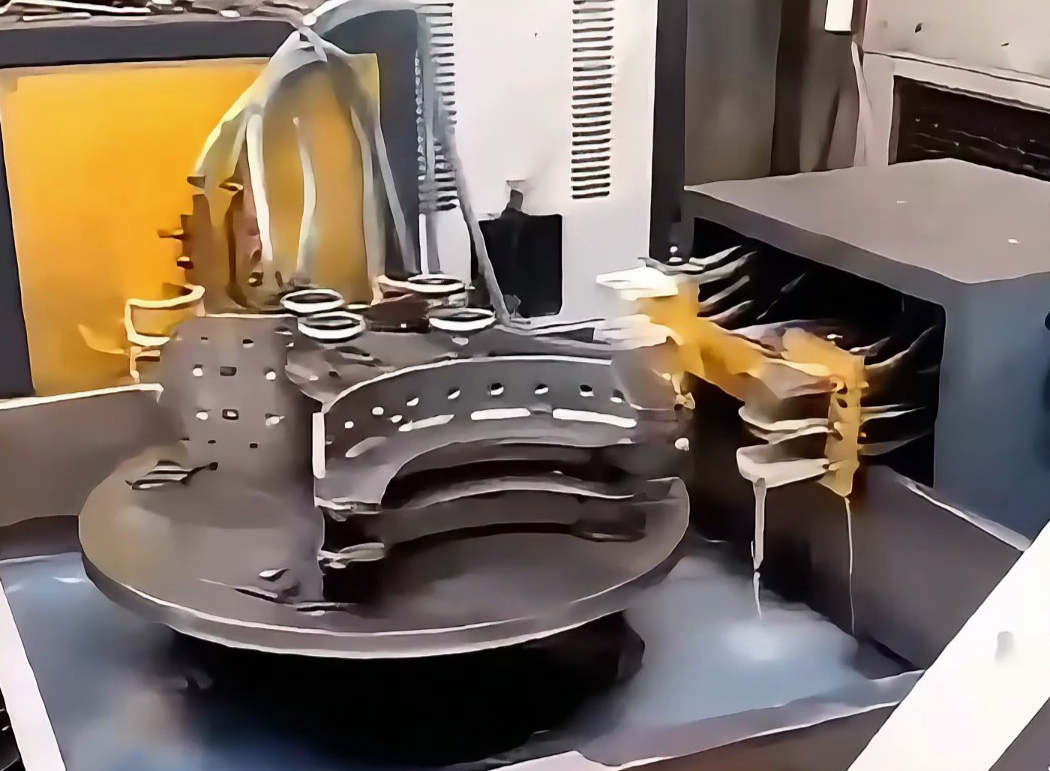 剎車蹄淬火這樣做，高頻淬火硬度均勻不開裂！